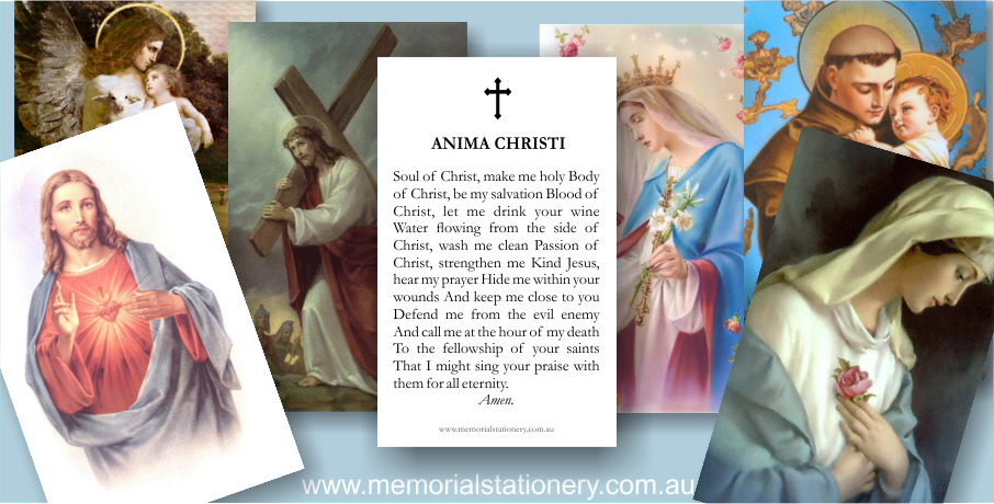 anima christi prayer catholic printable